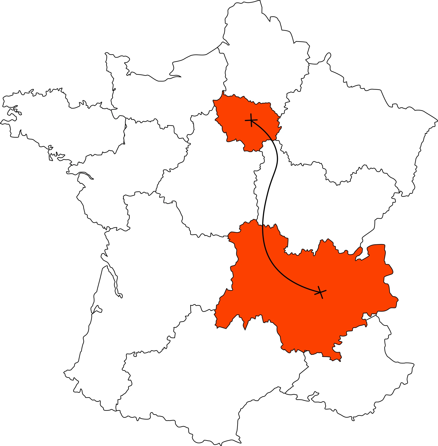Île-de-France et Auvergne-Rhône-Alpes reliées, les deux territoires de Novagone