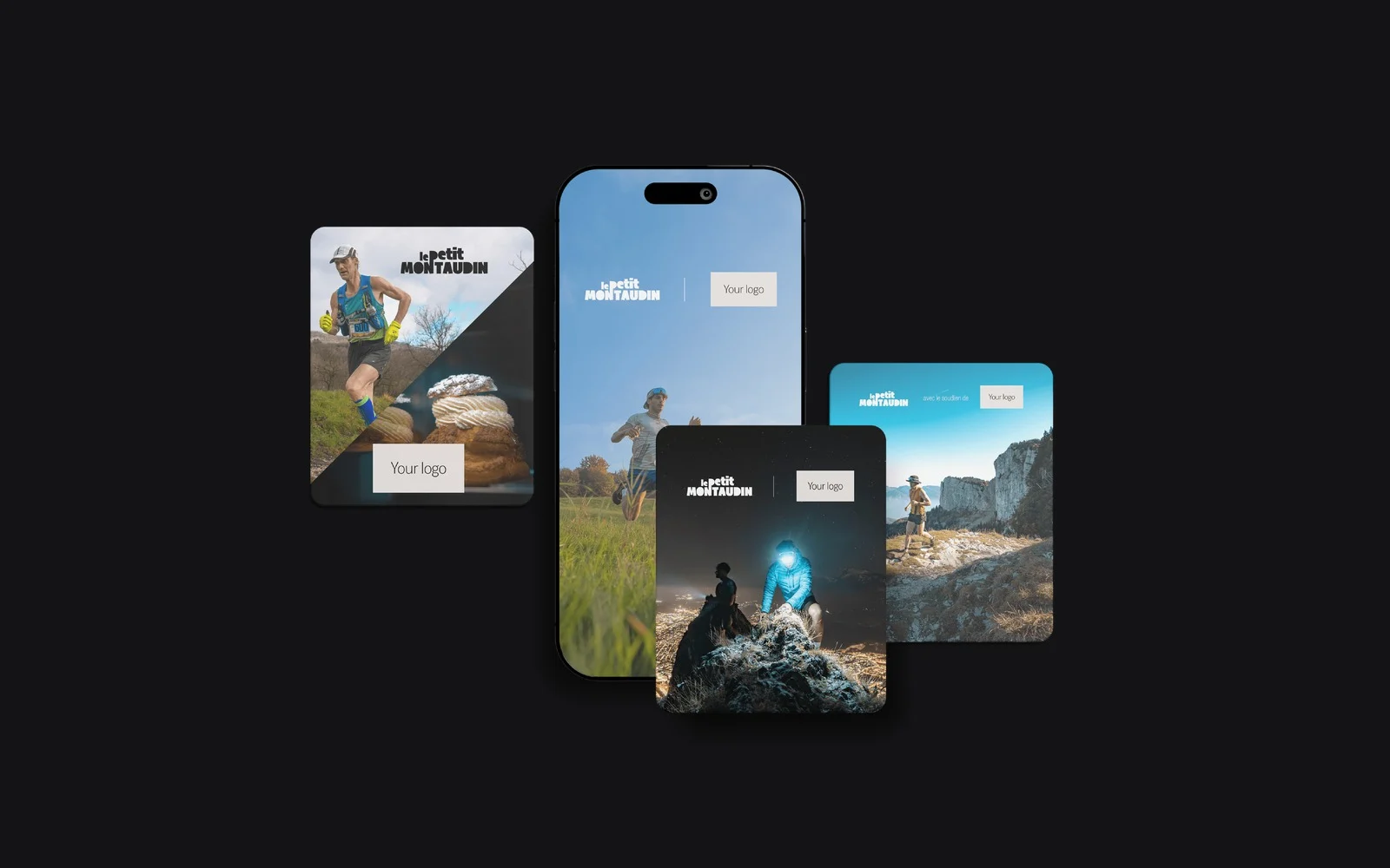 Publications réseaux du Trail du Petit Montaudin sur téléphone