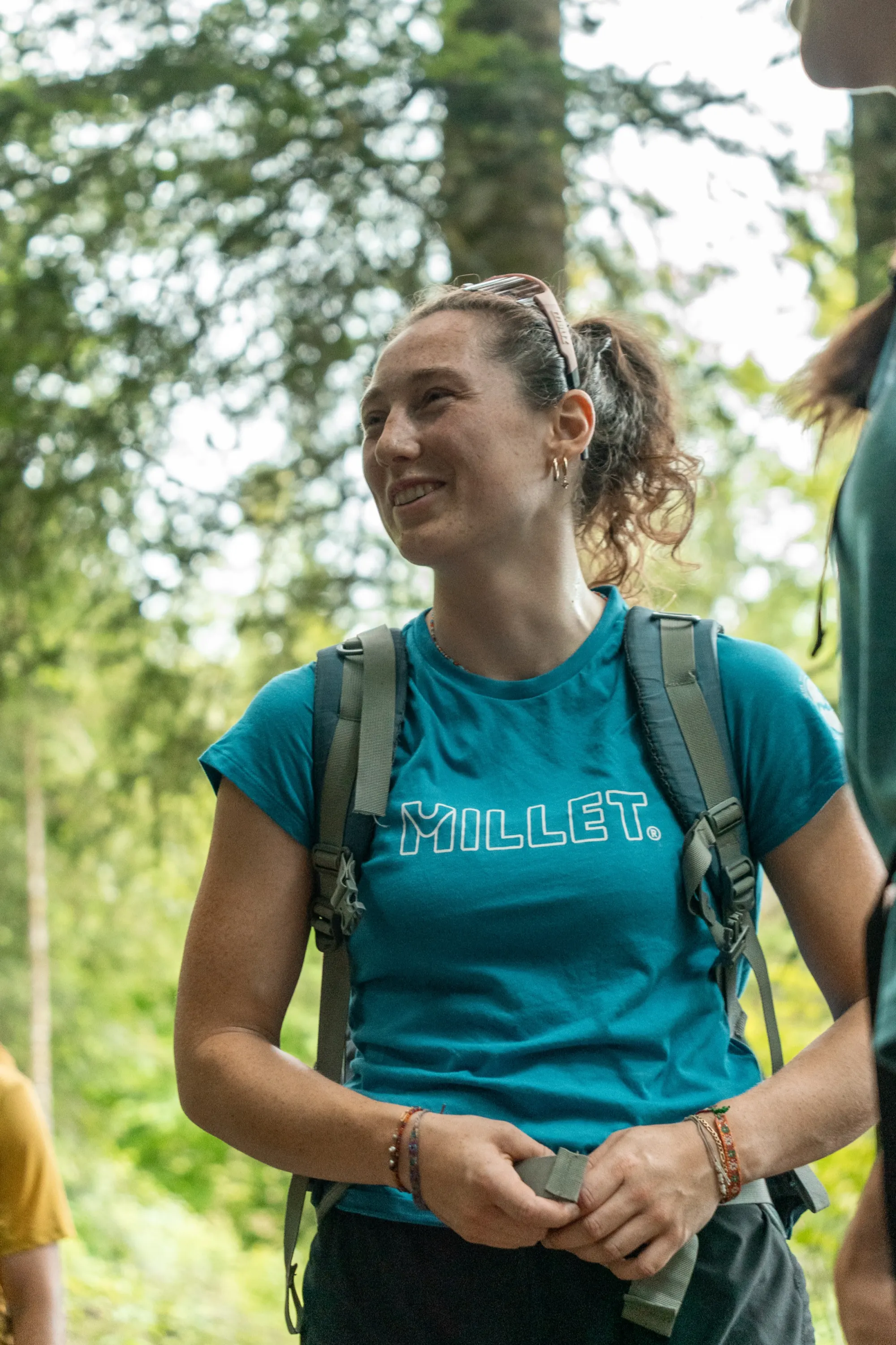 Au-delà du Trail, détail bois et matériel