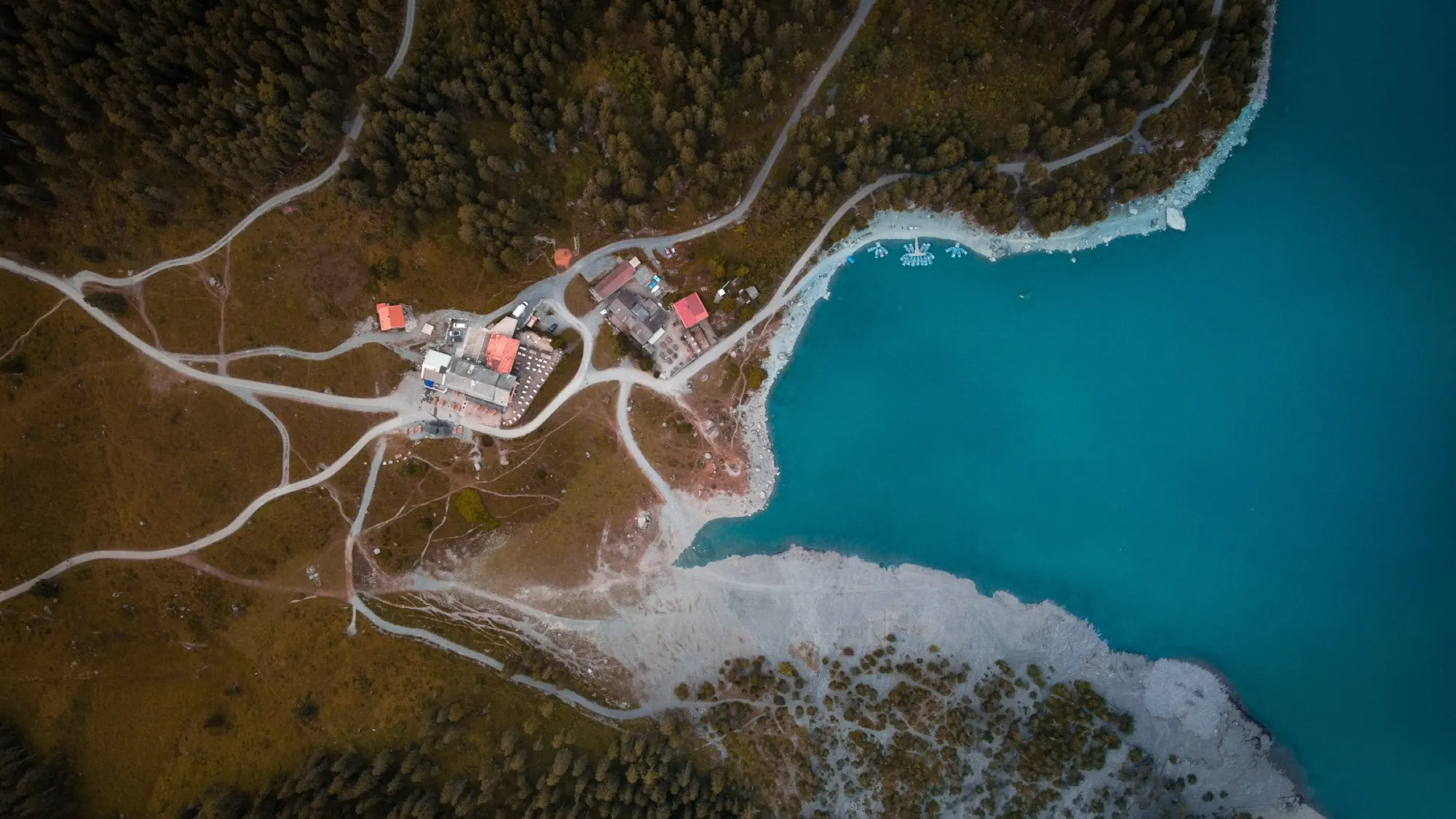 Goutte d'Europe, vue aérienne du voyage