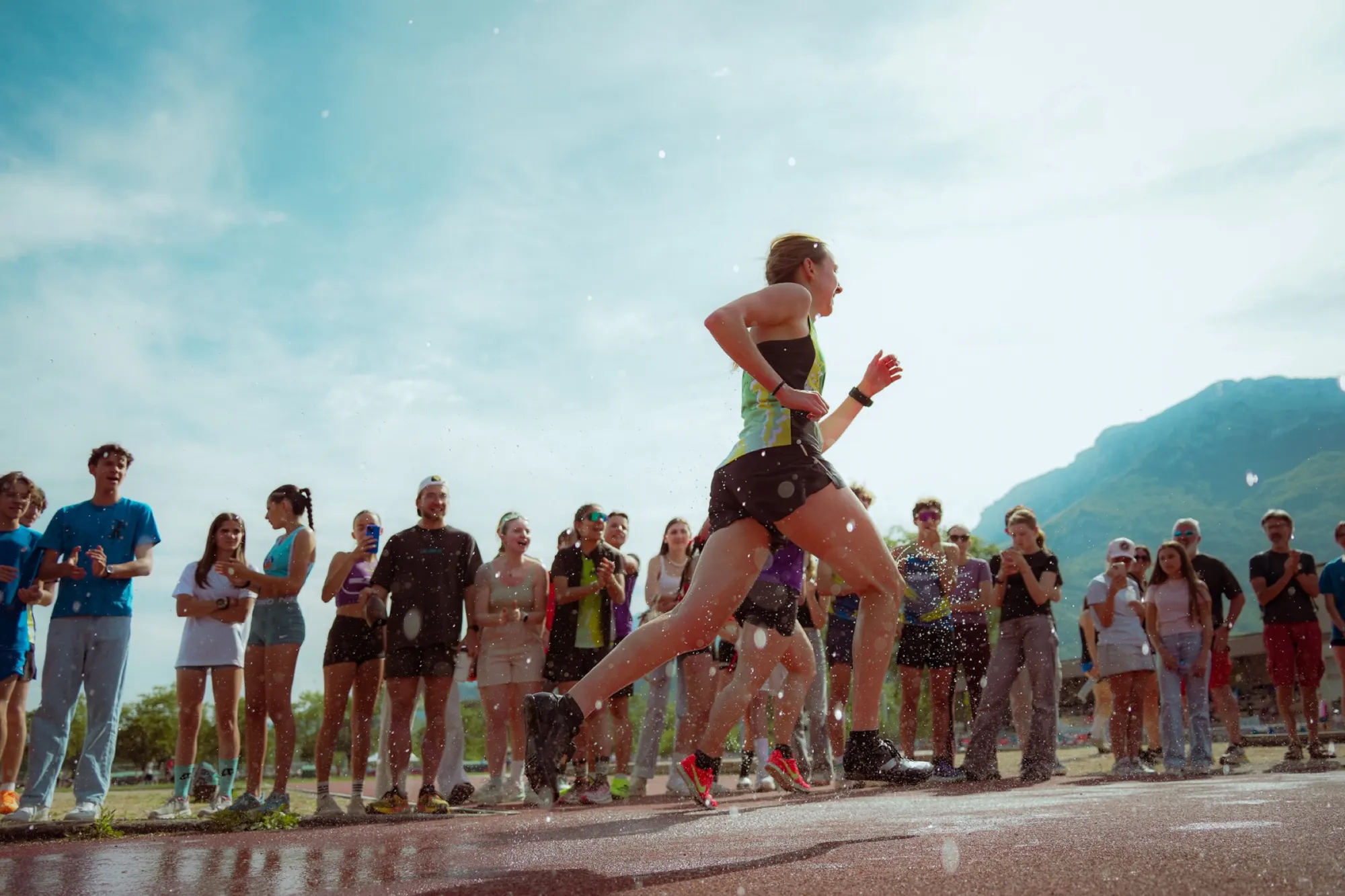 Interclubs Grenoble, portrait athlète, détail geste