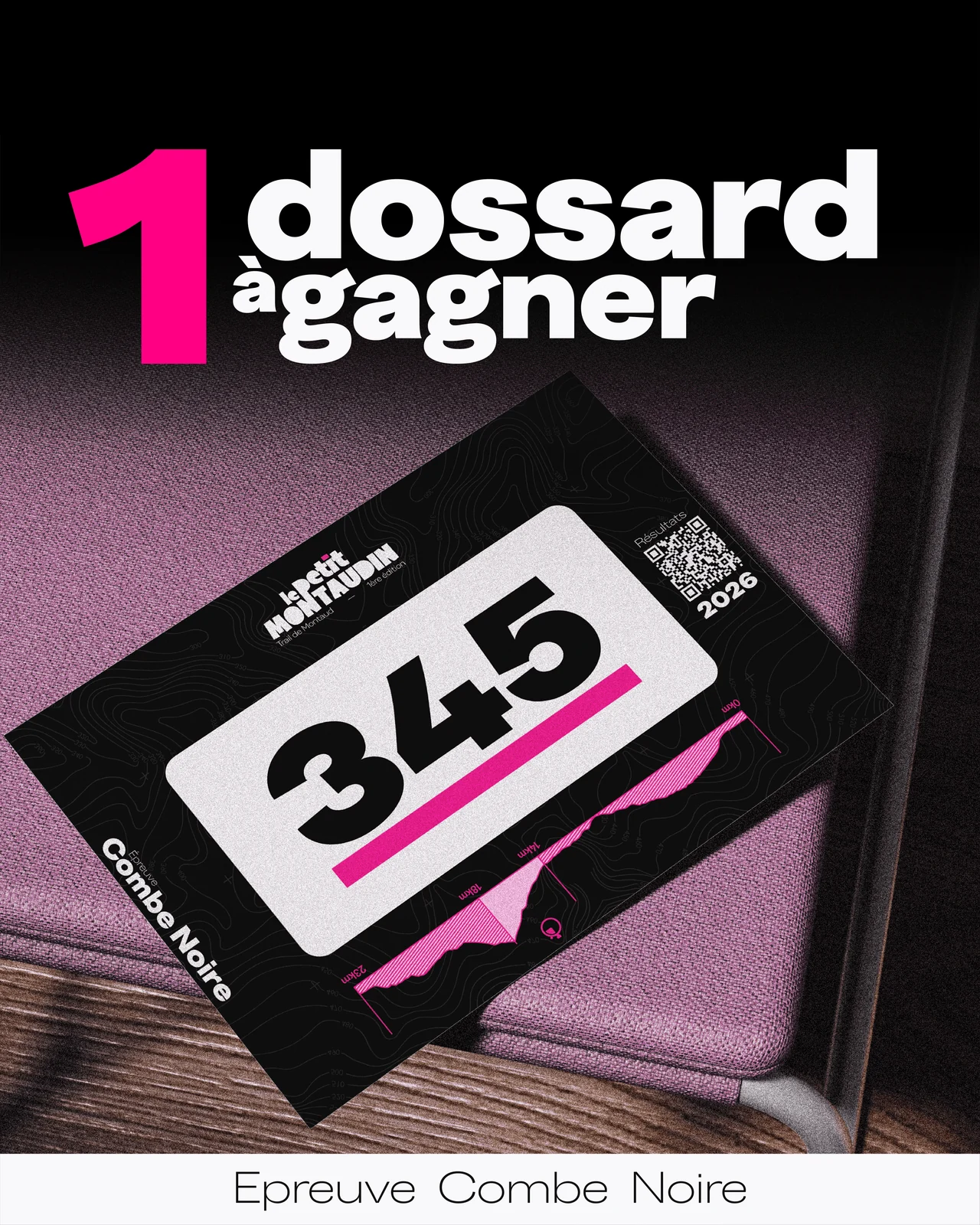 Des publications d'un trail affichées sur un téléphone