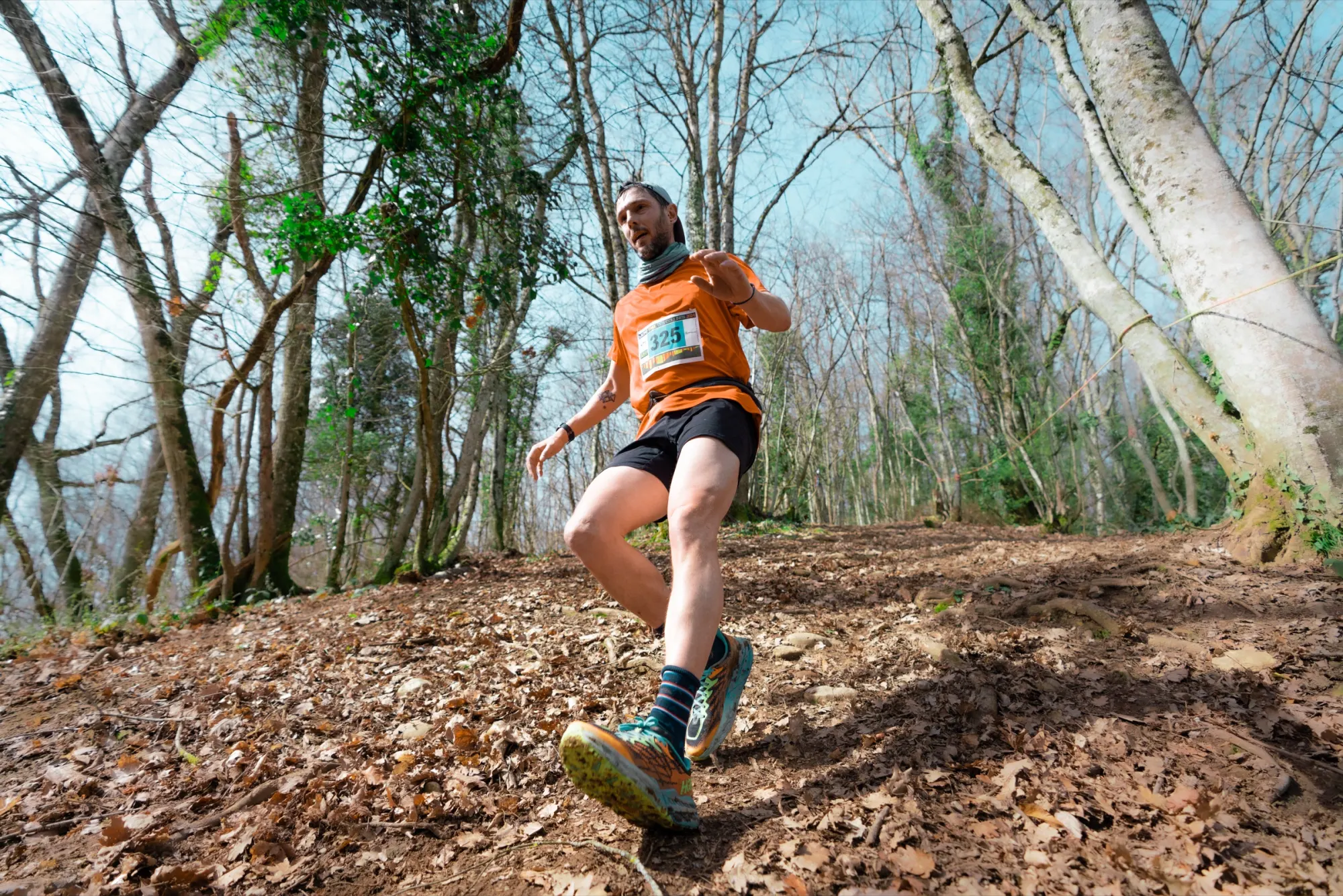 STC 2024, ambiance course sur sentier
